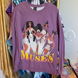 Disney Purple Muses Sweatshirt